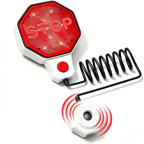 Garage Parking Sensor Aid,Adjustable Ultrasonic Car Stop Indicator US Plug