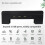Multifunktionaler Computermonitorständer mit 3 USB-Anschlüssen und Desktop-Organizer 5