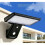 Solar Wall Lamp Outdoor Waterproof Wall Light PIR Motion Sensor Light with Remote Control 3 Adjustable Sensing Modes 4