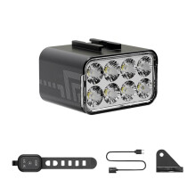 CYC1800 Superheldere Fietskoplamp 1800LM USB Oplaadbare LED-Koplamp voor MTB, E-Bike, Elektrische Fiets, Nachtelijk Gebruik