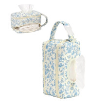 Dubbellaagse Doekjeshouder, Gewatteerde Doekjestas, Kleine Hangende Luiertas, Draagbare Doekjestas voor Buiten, Kinderwagen, op Reis