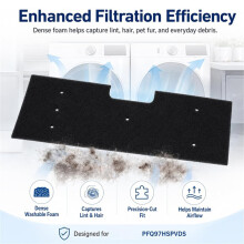For GE Washer Dryer Combo Cleaning Kit, Dryer Vent Cleaner Kit, 10PCSWH01X35719 Lint Filter Replacement,Dryer Vent Brush