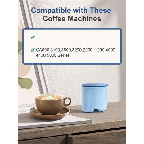 CA6903/22 Filter Replacement for  AquaClean Coffee Machines Compatible for  Aqua Clean Filter CA6903/10