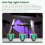 LT1 LED Pixel Light with Bulit-in NFC One-Tap Light Control  APP Control Multi-Scene Team Sync for Hot Shoe 5
