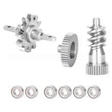 Kit de Transmission en Acier Inoxydable pour Crawler RC pour Axial SCX30 pour Bronco pour 1/30 - Pièces de Mise à Niveau