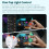 LT1 LED Pixel Light with Bulit-in NFC One-Tap Light Control  APP Control Multi-Scene Team Sync for Hot Shoe 6