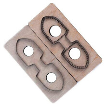 Keychain Pendant Zipper Decoration Leather Cutting Template Leather Cutting Mold DIY Leather