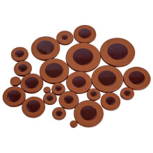 25pcs Alto Saxophone Leather Pads-Sheepskin Reeds for Saxophone Repair & Maintenance, E-Flat Instrument Accessories