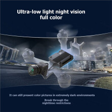 CADDX Gazer Analog FPV Camera AI-Enhanced Full-Color Low-Light Night Vision with FC-Controlled 3X Digital for FPV Racing