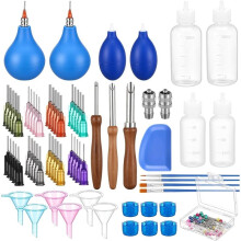 160 Pcs Pottery Precision Applicators - Ceramic Clay Glaze Squeeze Bottles with Fine Tips for Detailed Art &