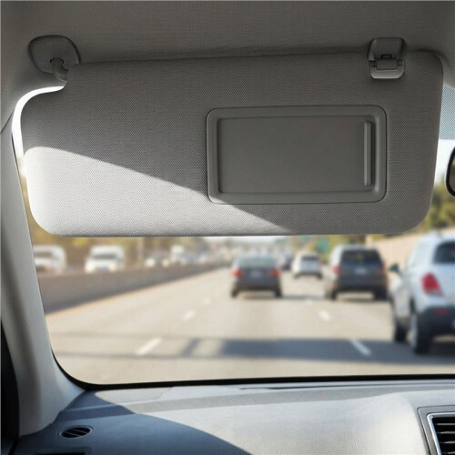 1Pair Left Right Driver Passenger Side Sun Visor TDY1-69-320 for  CX-9 CX9 2010-2015 Grey 2