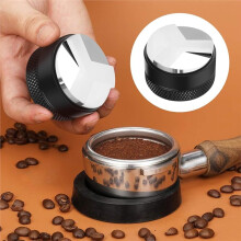 7-Teiliges Espresso-Zubehörset: 54-mm-Kaffeetamper, Tamperstation, Dosiertrichter und Kaffeepucksieb für Espressomaschinen