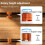 Drawer Front Panel Support Hardware with Rotating Adjustment, 2Pcs Cabinet Installation Alignment Fittings B 2