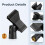 12 Pack Mic Clips for Stands Set, Adjustable Mic Holders with Adapters for Stage, Studio & Podcasting 4