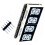 0.54-Inch 4-Bit 7-Segment Display Panel Clock Display Module HT16K33 Driver IIC Pin DIY Display Modules White 2