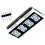 0.54-Inch 4-Bit 7-Segment Display Panel Clock Display Module HT16K33 Driver IIC Pin DIY Display Modules White 3