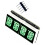 0.54-Inch 4-Bit 7-Segment Display Panel Clock Display Module HT16K33 Driver IIC Pin DIY Display Modules Green 3