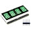 0.54-Inch 4-Bit 7-Segment Display Panel Clock Display Module HT16K33 Driver IIC Pin DIY Display Modules Green 1