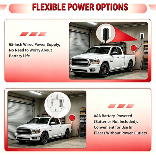 Garage Parking Sensor Aid,Adjustable Ultrasonic Car Stop Indicator US Plug 2