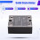 to  Solid State Relay 12V 24V  Input 200VDC Load Voltage Regulator Tramsformer Power Protection 100A SSR 2