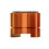 Drawer Front Panel Support Hardware with Rotating Adjustment, 2Pcs Cabinet Installation Alignment Fittings A 4