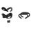 Face Cover for  4 VR Headset Face Interface Bracket Replacement Washable Sponge Leather Pad for PICO4 / Pro 1