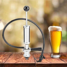 Stainless Steel "S" Type Keg Coupler with Large Lever Handle,Sankey S System Keg Valve,Dispensing Favorite Draft Beers