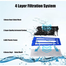 Lot de 18 Cartouches Filtrantes de Rechange Grand Format pour Filtres à Sac Biologique Tetra Whisper 20i/40i/IQ20/30/45/60 PF20/30/40/60