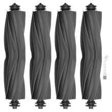 Lot de 4 Brosses Principales de Rechange pour Rouleau pour L40 Ultra Gen 2/ pour Mova P10 Pro Ultra
