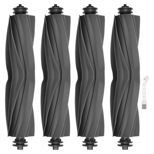 4-Pack Main Brushes for  L40 Ultra Gen 2/MOVA P10 Pro Ultra Replacement Roller Brush 1