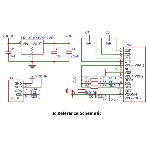 0.5 Inch OLED Display Screen 88x48 Resolution ST7312 Controller IIC Interface White Screen for DIY Embedded Electronics 1