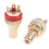 4Pcs Jack Plug Copper Gold Plated CMC Socket for Speakers Terminals Audio Wire Connectors Accessories 5