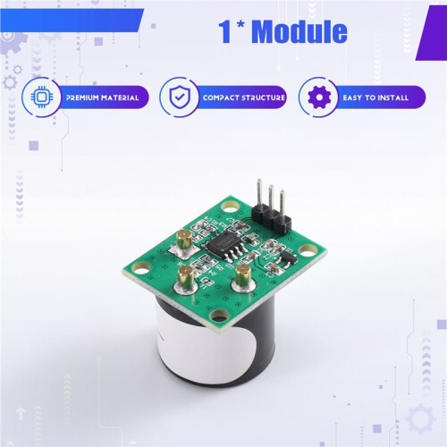 O2 Electrochemical Oxygen Sensor Module Analog Voltage Output Compatible with STM32 Oxygen Concentration Detection 1