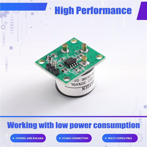 O2 Electrochemical Oxygen Sensor Module Analog Voltage Output Compatible with STM32 Oxygen Concentration Detection 2
