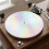 Tapete Antiderrapante de Acrílico Antiestático com Gradiente de Cores Vibrantes de 12 Polegadas para Toca-Discos de Vinil, LP e CD. 6