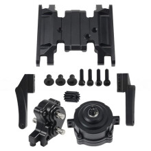 Conjunto de Caixa de Transferência com Transmissão Planetária e Eixo de Transmissão Frontal SCX10 II para Chassi de Crawler RC 1/10 (90046) B