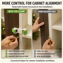 Woodworking Filler Board Installation Clamp Adjustable Scribe Jig Tool Cabinet Filler Quick Clamp Scribing