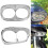 Cache-Phare Double Chromé pour  Road Glide Custom EFI CVO 1998-2013 2