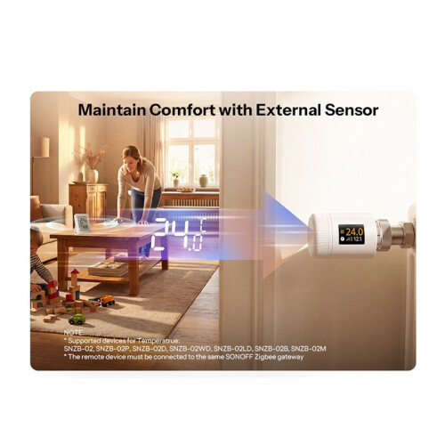 TRV-ZBT ZigBee+BLE Thermostatic Valve Real- Temperature Control Temperature Adjustment Intelligent Timing 2