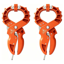 2pcs Strong Ratchet Clamp Fixed Clamp Secure Track Tightening Auxiliary Tool Wooden Fixing Tool Woodworking Tool 6Inch