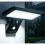 Solar Wall Lamp Outdoor Waterproof Wall Light PIR Motion Sensor Light with Remote Control 3 Adjustable Sensing Modes 5