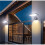 Solar Wall Lamp Outdoor Waterproof Wall Light PIR Motion Sensor Light with Remote Control 3 Adjustable Sensing Modes 10