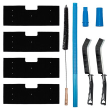 For GE Washer Dryer Combo Cleaning Kit, Dryer Vent Cleaner Kit, 10PCSWH01X35719 Lint Filter Replacement,Dryer Vent Brush
