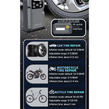 4-in-1 Car Jump with Air Compressor Auto Battery Booster 150PSI Air Pump Portable Power Bank Tire Inflator