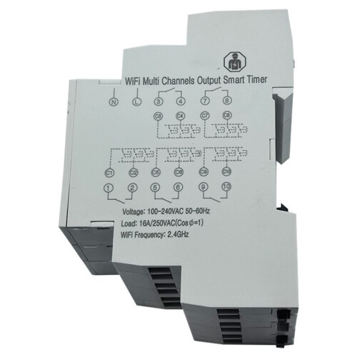 Tuya WIFI 5 Channels  Timer  with External  Remote Control Offline Memory & -Compatible Backup 2