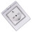 Socket IP55 Surface-Mounted Outdoor Waterproof and Dustproofstyle Power for Garden Garage EU Plug 2