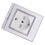 Socket IP55 Surface-Mounted Outdoor Waterproof and Dustproofstyle Power for Garden Garage EU Plug 3