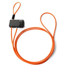 Anti Theft Password Cable Lock 200cm/78.74in Steel Wire Security Lock for Motorcycle Bags Bicycles Scooters Strollers