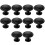 10 Pack Round Cabinet Knobs, Single Hole Drawer Pull Knobs Hardware for Kitchen, Bathroom Vanity Cupboard 1
