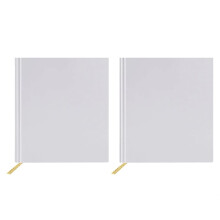 DIY Blank Wedding Guest Book for Anniversaries, Engagements, and Special Occasions